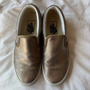 Gold Vans